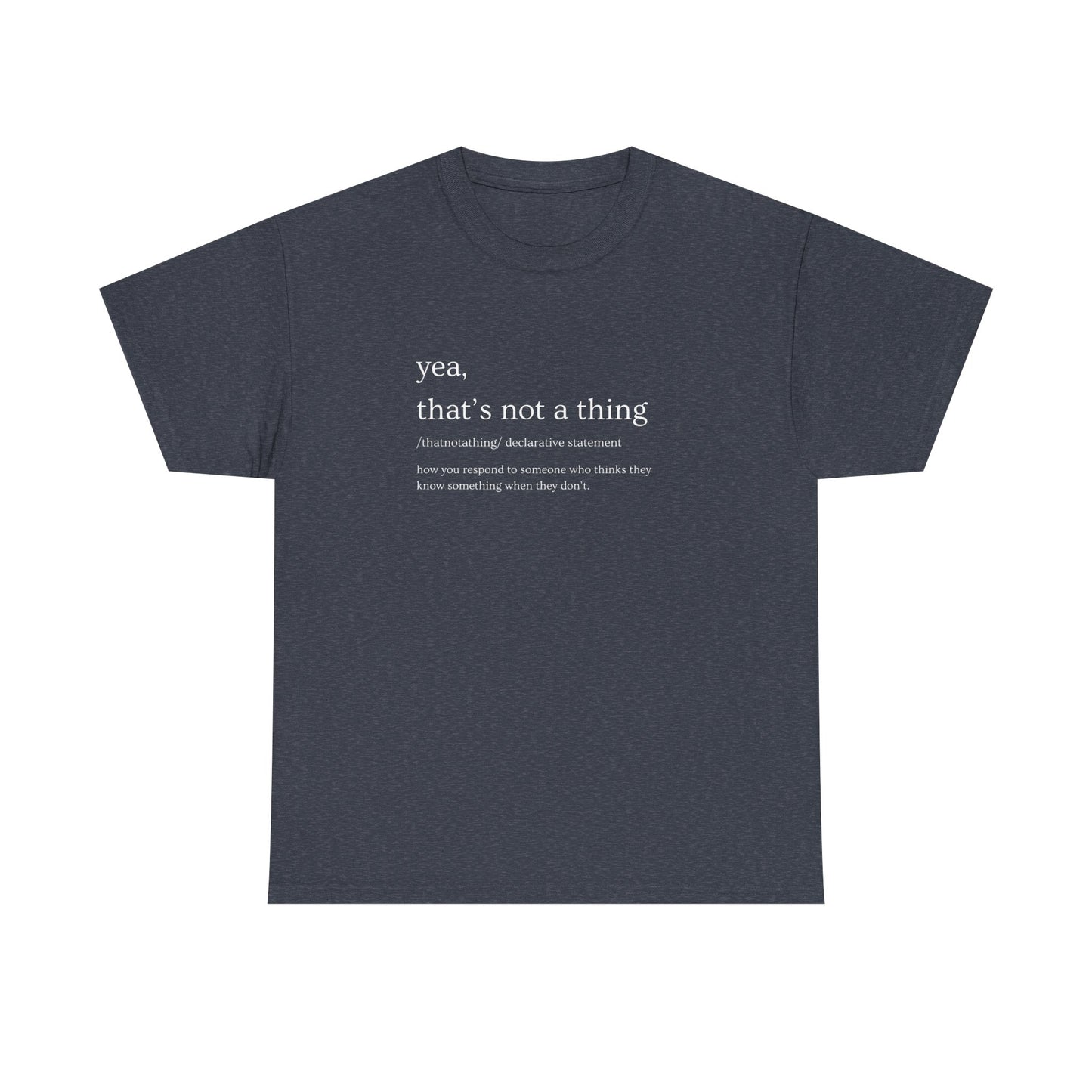 Unisex Heavy Cotton Tee - Comfy Everyday Essential for All Occasions
