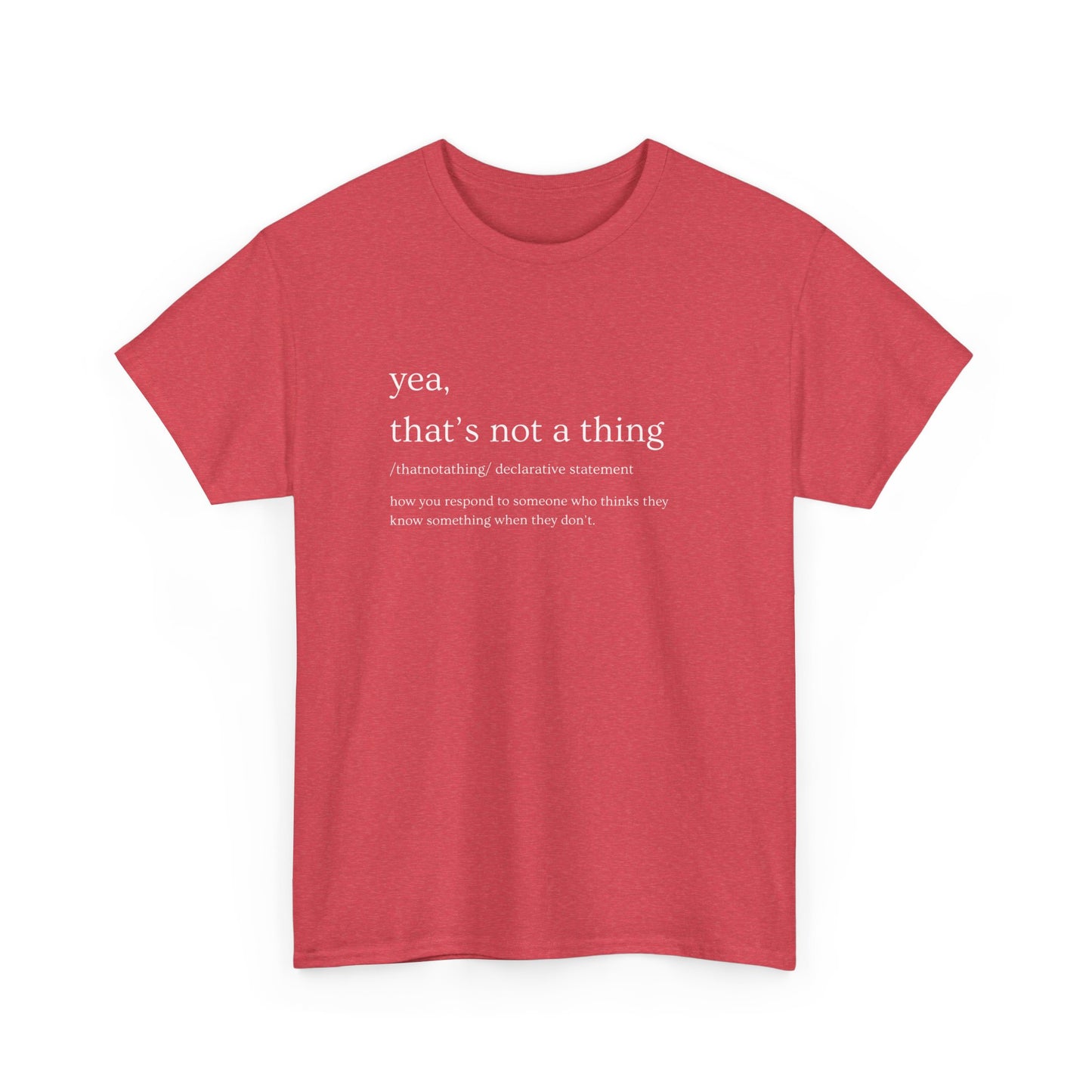 Unisex Heavy Cotton Tee - Comfy Everyday Essential for All Occasions