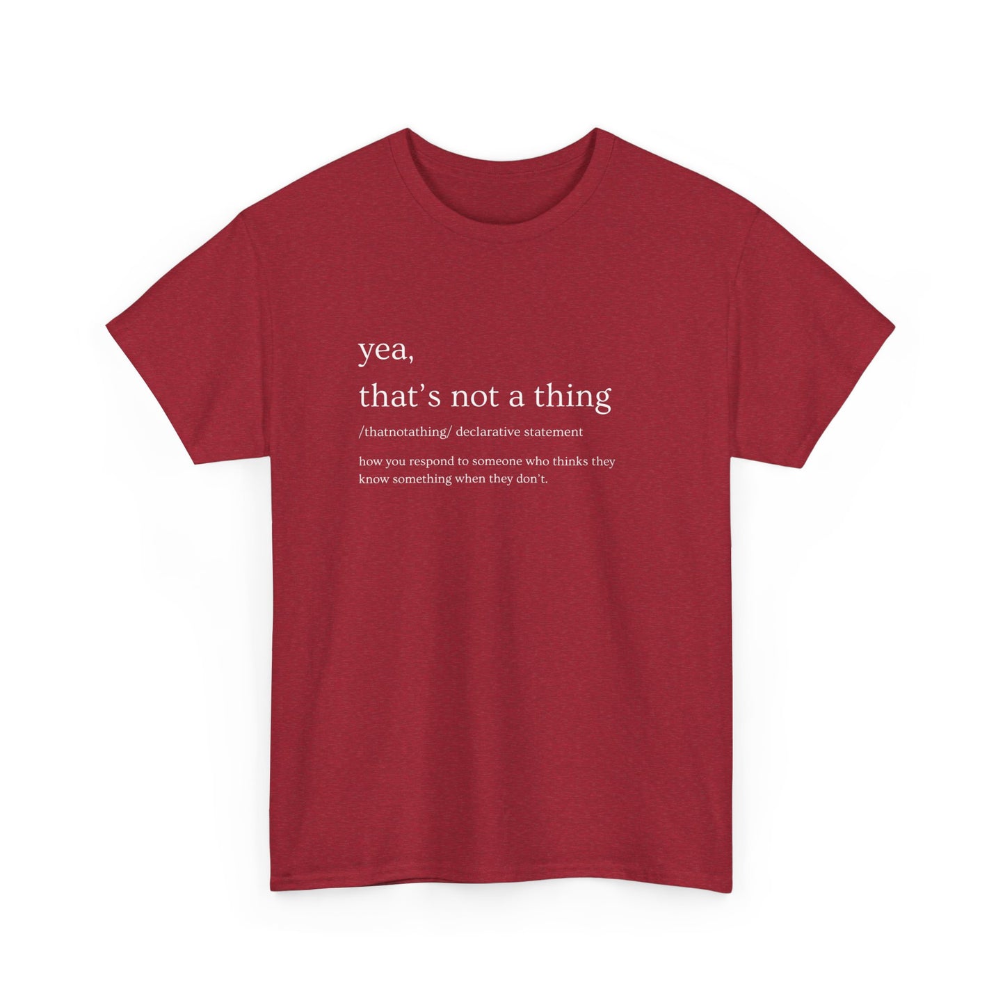 Unisex Heavy Cotton Tee - Comfy Everyday Essential for All Occasions