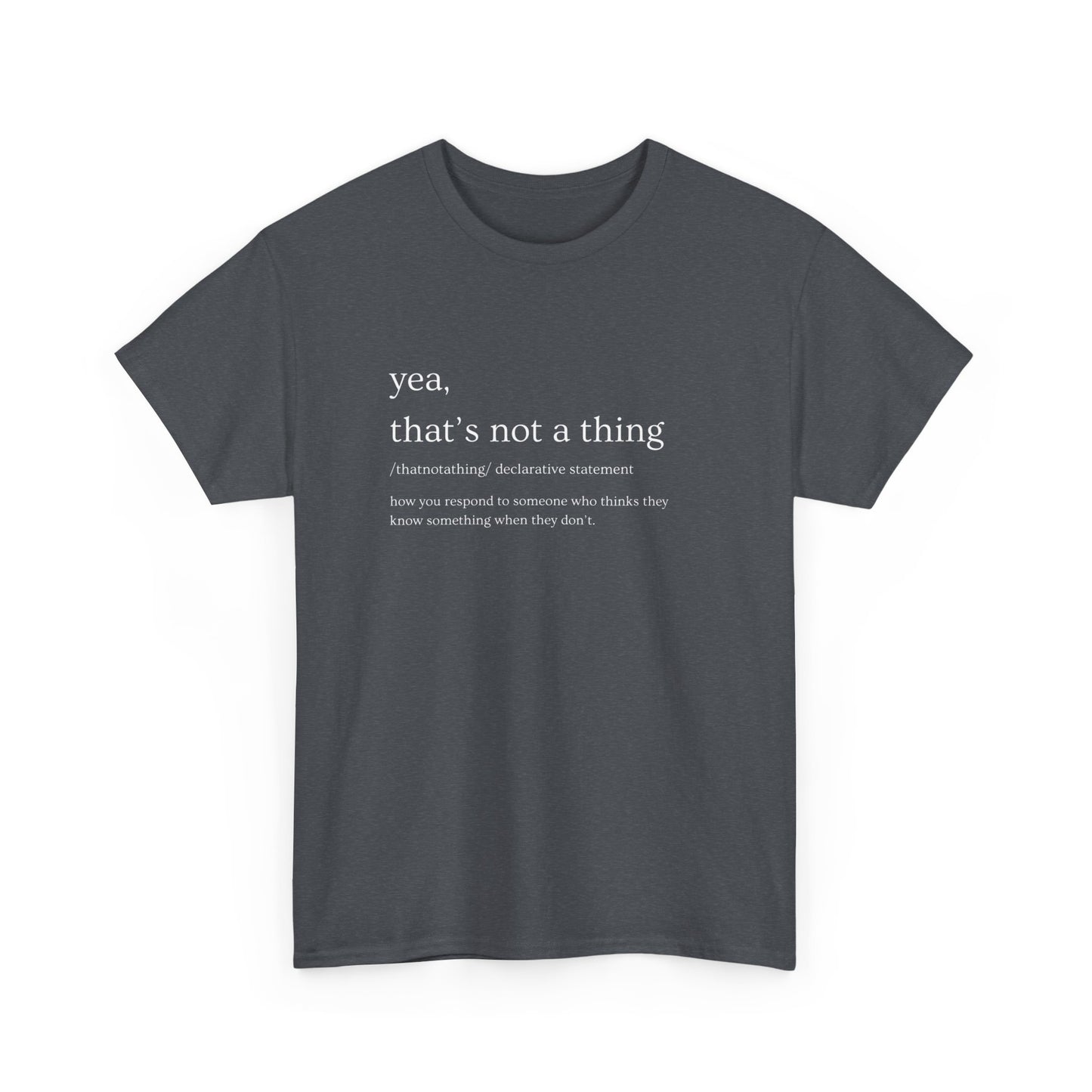 Unisex Heavy Cotton Tee - Comfy Everyday Essential for All Occasions
