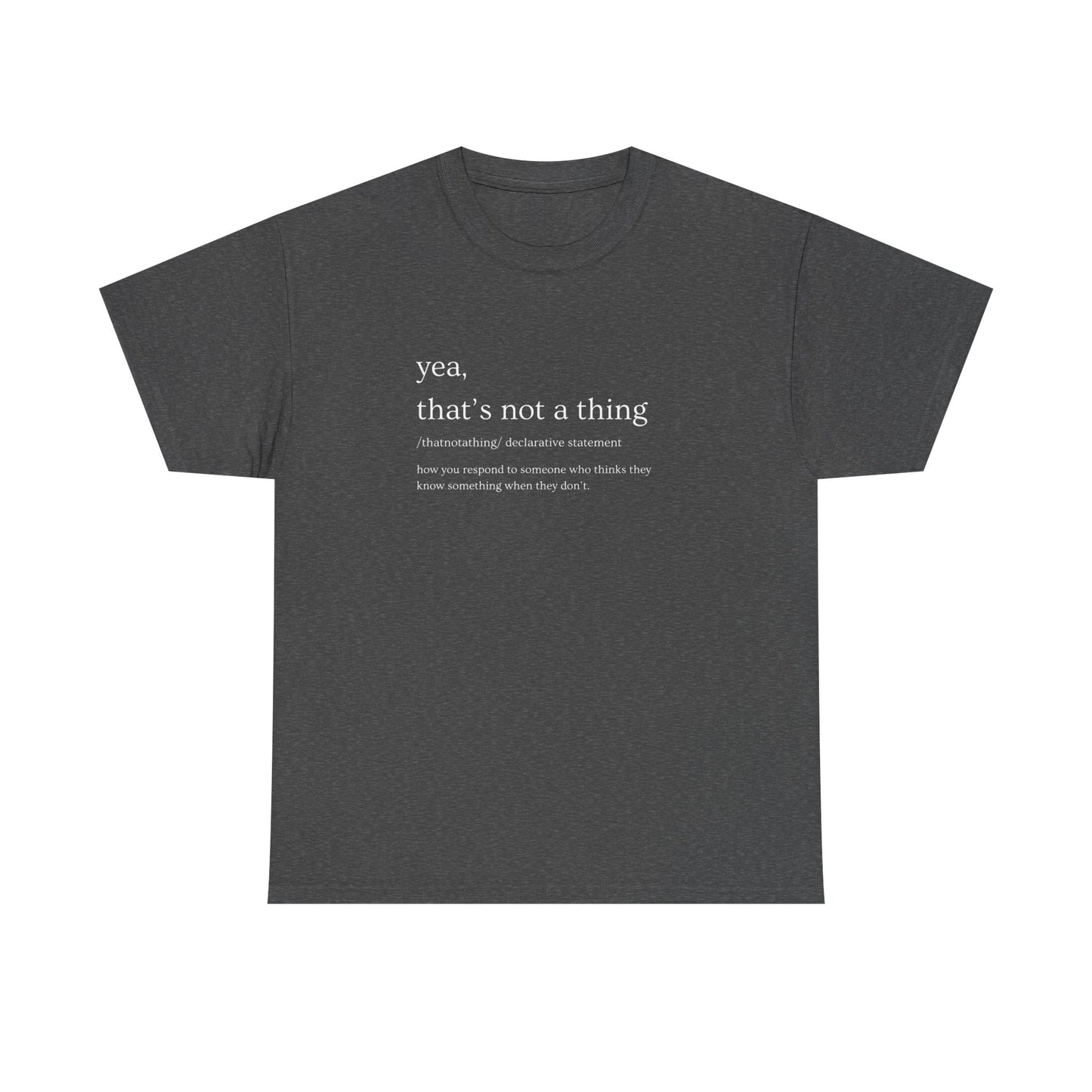Unisex Heavy Cotton Tee - Comfy Everyday Essential for All Occasions