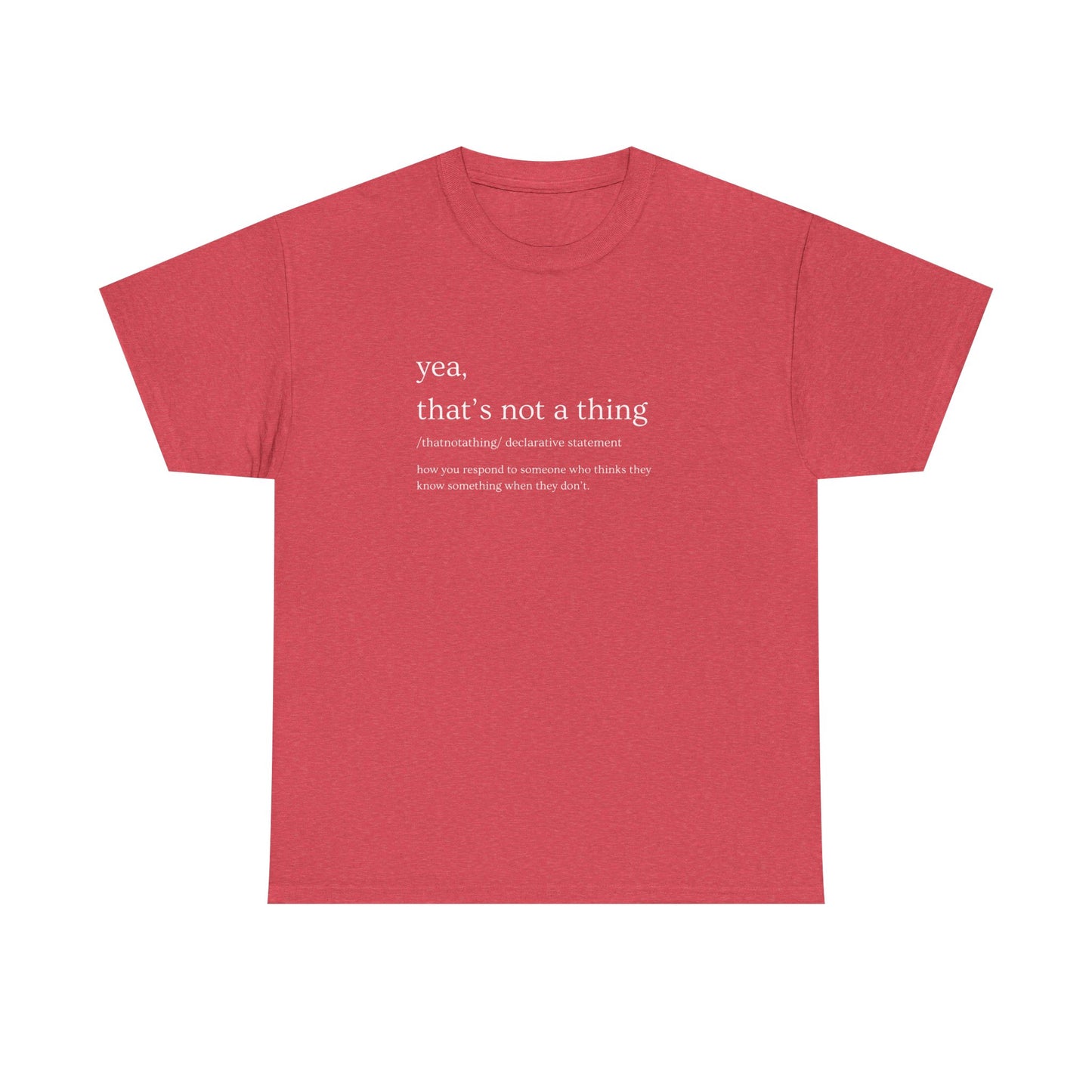 Unisex Heavy Cotton Tee - Comfy Everyday Essential for All Occasions