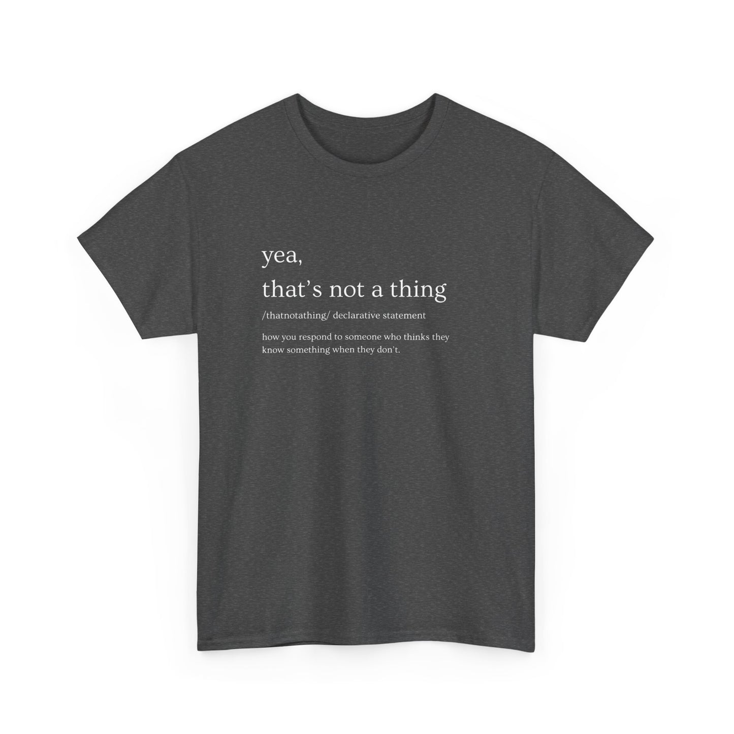 Unisex Heavy Cotton Tee - Comfy Everyday Essential for All Occasions
